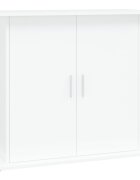 vidaXL Stojan na akvárium bílý 81 x 36 x 73 cm kompozitní dřevo