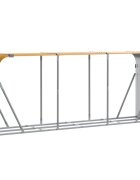 vidaXL Stojan na dřevo imitaci dřeva 234 x 45 x 100 cm pozinkovaná ocel