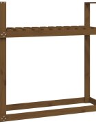 vidaXL Stojan na dřevo medově hnědý 110x35x1085 cm masivní borovice