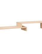 vidaXL Stojan na monitor (52–101) x 22 x 14 cm masivní borovice