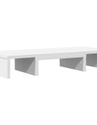 vidaXL Stojan na monitor bílý 60 x 24 x 105 cm kompozitní dřevo