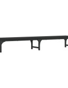 vidaXL Stojan na monitor černý 105 x 23 x 155 cm kompozitní dřevo