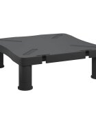 vidaXL Stojan na monitor černý 335 x 34 x 105 cm