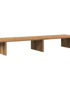 vidaXL Stojan na monitor dub artisan 100 x 27 x 15 cm kompozitní dřevo