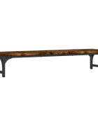vidaXL Stojan na monitor kouřový dub 85x23x155 cm kompozitní dřevo