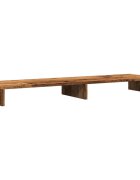 vidaXL Stojan na monitor old wood 100 x 27 x 10 cm kompozitní dřevo