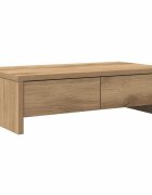 vidaXL Stojan na monitor se zásuvkami dub artisan 50x27x15 cm kompozit