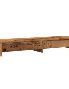 vidaXL Stojan na monitor se zásuvkami old wood 100x27x15 cm kompozit