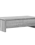vidaXL Stojan na monitor se zásuvkami šedý sonoma 50x27x15 cm kompozit