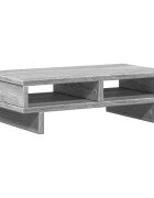vidaXL Stojan na monitor šedý sonoma 50 x 27 x 15 cm kompozitní dřevo