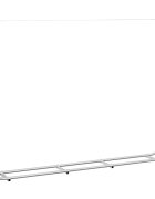 vidaXL Stojan na palivové dřevo 200x25x150 cm Pozinkovaná ocel