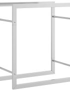 vidaXL Stojan na palivové dřevo 50 x 28 x 56 cm nerezová ocel