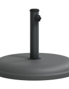 vidaXL Stojan na slunečník pro tyč Ø 32 / 32 / 38 mm 15 kg kruhový