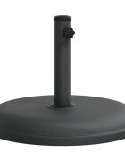 vidaXL Stojan na slunečník pro tyč Ø 32 / 32 / 38 mm 15 kg kruhový
