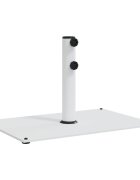vidaXL Stojan na slunečník pro tyč Ø 32 / 38 / 48 mm 15 kg obdélníkový