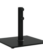 vidaXL Stojan na slunečník pro tyč Ø 32 / 38 / 48 mm 17 kg čtvercový