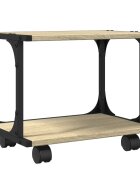 vidaXL Stojan na tiskárnu 2patrový dub sonoma 41x28x335 cm kompozit