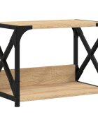 vidaXL Stojan na tiskárnu 2patrový dub sonoma 44x26x315 cm kompozit