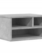 vidaXL Stojan na tiskárnu betonově šedý 40x32x225 cm kompozitní dřevo