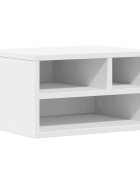 vidaXL Stojan na tiskárnu bílý 40 x 32 x 225 cm kompozitní dřevo