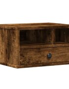 vidaXL Stojan na tiskárnu kouřový dub 40x32x225 cm kompozitní dřevo