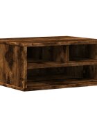 vidaXL Stojan na tiskárnu kouřový dub 49x40x225 cm kompozitní dřevo