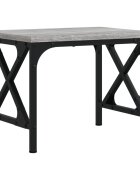vidaXL Stojan na tiskárnu šedý sonoma 40 x 30 x 31 cm kompozitní dřevo