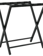 vidaXL Stojan na zavazadlo černý 685 x 38 x 58 cm bambus
