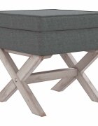 vidaXL Stolička s úložným prostorem tmavě šedá 45 x 45 x 49 cm textil