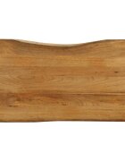 vidaXL Stolní deska 100 x 60 x 25 cm živá hrana mangovníkové dřevo