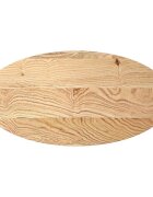 vidaXL Stolní deska 100x50x2 cm masivní dub oválný