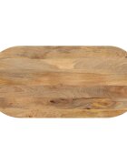 vidaXL Stolní deska 120x50x25 cm oválná masivní mangovníkové dřevo