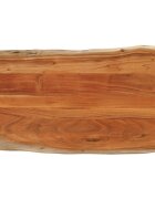 vidaXL Stolní deska 120x60x38cm obdélníková masivní akácie živá hrana