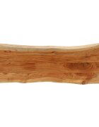 vidaXL Stolní deska 140x40x38 cm obdélník masivní akácie živá hrana