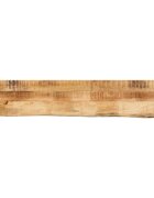 vidaXL Stolní deska 160x20x25 cm živá hrana hrubé mangovníkové dřevo