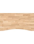 vidaXL Stolní deska neošetřené 120x60x25 cm dub obdélníkový