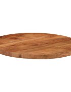vidaXL Stolní deska Ø 40 x 25 cm kulatá masivní akáciové dřevo