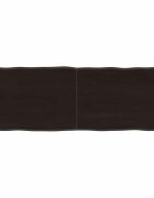vidaXL Stolní deska tmavě hnědá 120x40x(2-4)cm ošetřený dub živá hrana