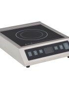 vidaXL Stolní elektrický indukční vařič s dotykovým displejem 3500 W