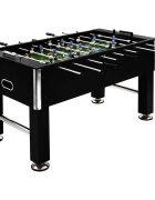 vidaXL Stolní fotbal ocel 60 kg 140x745x875 cm černý