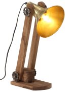 vidaXL Stolní lampa 25 W staromosaz 23 x 13 x 52 cm E27