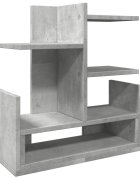 vidaXL Stolní organizér betonově šedý 49x20x525 cm kompozitní dřevo