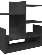vidaXL Stolní organizér černý 49 x 20 x 525 cm kompozitní dřevo