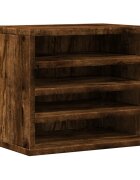 vidaXL Stolní organizér kouřový dub 36 x 26 x 295 cm kompozitní dřevo