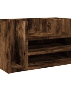 vidaXL Stolní organizér kouřový dub 445 x 24 x 25 cm kompozitní dřevo