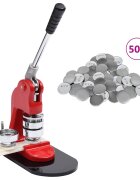 vidaXL Stroj na výrobu placek 500 ks butonů se špendlíkem 58 mm