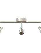 vidaXL Stropní bodové světlo Niklová 39 x 105 x 105 cm Ocel