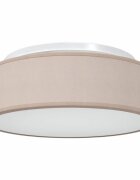 vidaXL Stropní lampa s reflektory Taupe 38 x 38 x 135 cm textil