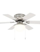 vidaXL Stropní ventilátor s osvětlením Ø 82 cm Bílá