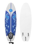 vidaXL Surfové prkno 170 cm modrá